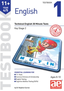 11+ English Year 4/5 Testbook 1 : Technical English 30 Minute Tests