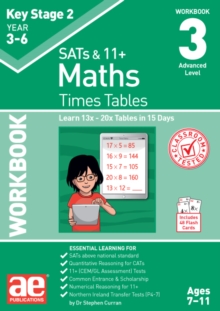 KS2 Times Tables Workbook 3 : 15 Day Learning Programme For 13x - 20x Tables