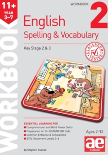 11+ Spelling and Vocabulary Workbook 2 : Foundation Level, Paperback Book 11+ Spelling and Vocabulary Workbook 2 : Foundation Level, Paperback Book