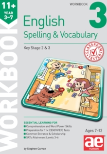 11+ Spelling and Vocabulary Workbook 3 : Foundation Level, Paperback Book 11+ Spelling and Vocabulary Workbook 3 : Foundation Level, Paperback Book