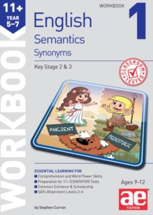 11+ Semantics Workbook 1 - Synonyms, Paperback Book 11+ Semantics Workbook 1 - Synonyms, Paperback Book