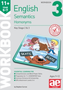 11+ Semantics Workbook 3 - Homonyms, Paperback Book 11+ Semantics Workbook 3 - Homonyms, Paperback Book