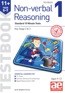 11+ Non-verbal Reasoning Year 5-7 Testbook 1 : Standard GL Assessment Style 10 Minute Tests