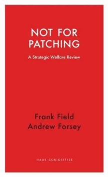 Not for Patching : A Strategic Welfare Review, Paperback Book Not for Patching : A Strategic Welfare Review, Paperback Book
