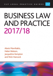 Business Law and Practice 2017/2018, Paperback Book Business Law and Practice 2017/2018, Paperback Book