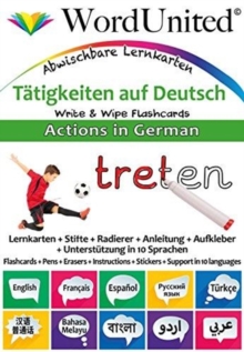 Actions in German : Write & Wipe Flashcards