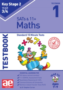 KS2 Maths Year 3/4 Testbook 1 : Standard 15 Minute Tests