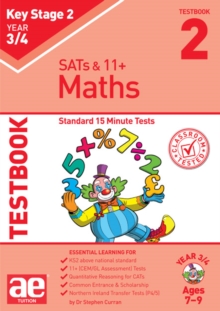 KS2 Maths Year 3/4 Testbook 2 : Standard 15 Minute Tests, Paperback Book KS2 Maths Year 3/4 Testbook 2 : Standard 15 Minute Tests, Paperback Book