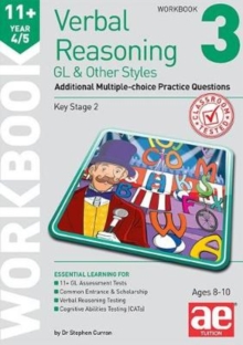 11+ Verbal Reasoning Year 4/5 GL & Other Styles Workbook 3 : Additional Multiple-choice Practice Questions