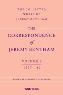 The Correspondence of Jeremy Bentham, Volume 2 : 1777 to 1780