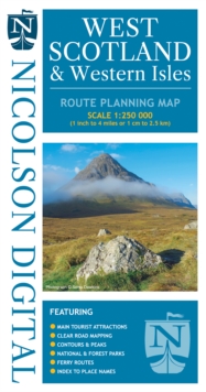 Nicolson West Scotland & Western Isles : Route Planning Map