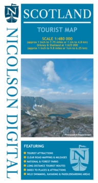 Nicolson Scotland Tourist Map