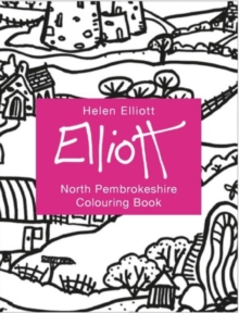 Helen Elliott Concertina Colouring Book: North Pembrokeshire, Hardback Book Helen Elliott Concertina Colouring Book: North Pembrokeshire, Hardback Book