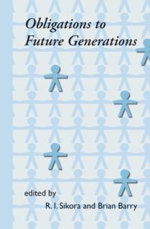 Obligations to Future Generations