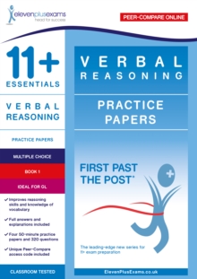 11+ Essentials Verbal Reasoning Practice Papers Book 1