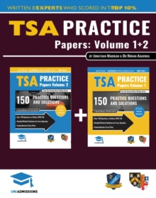 TSA PRACTICE PAPERS VOLUMES ONE TWO, Paperback Book TSA PRACTICE PAPERS VOLUMES ONE TWO, Paperback Book