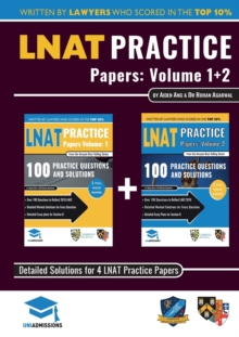 LNAT Practice Papers Volumes 1 and 2 : 4 Full Mock Papers, 200 Questions in the style of the LNAT, Detailed Worked Solutions, Law National Aptitude Test, UniAdmissions, Paperback / softback Book LNAT Practice Papers Volumes 1 and 2 : 4 Full Mock Papers, 200 Questions in the style of the LNAT, Detailed Worked Solutions, Law National Aptitude Test, UniAdmissions, Paperback / softback Book
