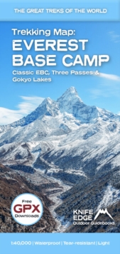 Everest Base Camp Trekking Map : Classic EBC, Three Passes & Gokyo Lakes
