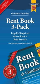 Rent Book 3-Pack : Legally Required where Rent is Paid Weekly -  for Use throughout the UK