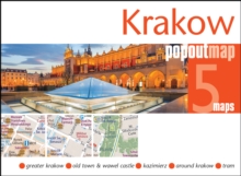 Krakow PopOut Map : Handy pocket-size Pop Up City Map Of Krakow