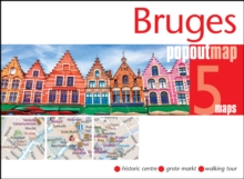 Bruges PopOut Map : Pocket size, pop-up map of Bruges