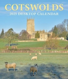 Cotswolds Large Desktop Calendar - 2025