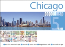 Chicago PopOut Map : Pocket size, pop up, city map of Chicago