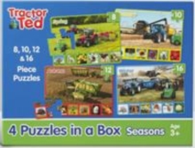 Tractor Ted 4 Puzzles In A Box