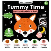 A High-Contrast Tummy Time Black-and-White Sensory Rag Book: Part of the A Wonderful Wood Collection for Newborns and Babies 0-2 years