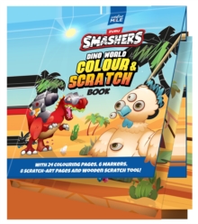 Smashers Dino World Colour and Scratch Book