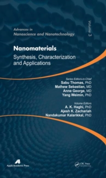 Nanomaterials : Synthesis, Characterization, and Applications, Hardback Book Nanomaterials : Synthesis, Characterization, and Applications, Hardback Book