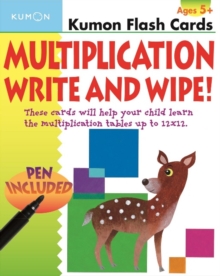 Kumon Multiplication Write and Wipe Flash Cards