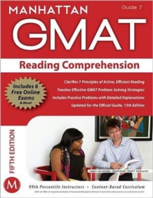 Reading Comprehension GMAT Strategy Guide, Paperback Book Reading Comprehension GMAT Strategy Guide, Paperback Book