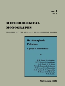 On Atmospheric Pollution : A Group of Contributions