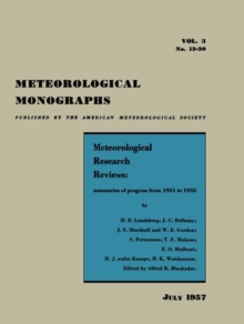 Meteorological Research Reviews : Summaries of Progress from 1951 to 1955. Meteorological Instruments.