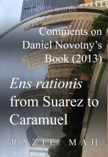 Comments on Daniel Novotny's Book (2013) Ens Rationis from Suarez to Caramuel