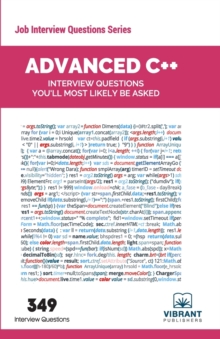 Advanced C++ Interview Questions You'll Most Likely Be Asked, Paperback / softback Book Advanced C++ Interview Questions You'll Most Likely Be Asked, Paperback / softback Book