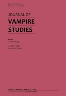 Journal of Vampire Studies : Vol. 1, No. 1 (2020)