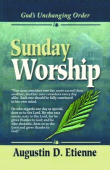 SUNDAY WORSHIP : God's Unchanging Order