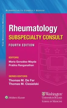 Washington Manual Rheumatology Subspecialty Consult