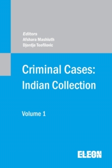 Criminal Cases:  Indian Collection, Volume 1 : Criminal Cases, #1