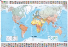 The World - Michelin rolled & tubed wall map Paper : Wall Map