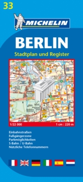 Berlin - Michelin City Plan 33 : City Plans, Sheet map Book Berlin - Michelin City Plan 33 : City Plans, Sheet map Book