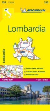 Lombardia - Michelin Local Map 353 : Map, Sheet map Book Lombardia - Michelin Local Map 353 : Map, Sheet map Book