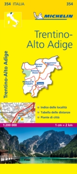 Trentino - Michelin Local Map 354 : Map, Sheet map Book Trentino - Michelin Local Map 354 : Map, Sheet map Book