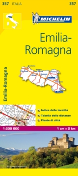 Emilia Romagna, Sheet map, folded Book Emilia Romagna, Sheet map, folded Book