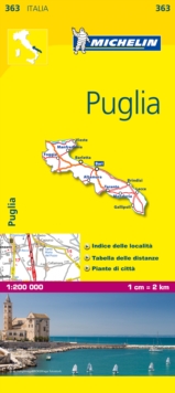 Puglia and Basilicata, Sheet map, folded Book Puglia and Basilicata, Sheet map, folded Book