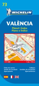 Valencia - Michelin City Plan 73 : City Plans, Sheet map Book Valencia - Michelin City Plan 73 : City Plans, Sheet map Book