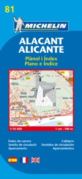 Alicante - Michelin City Plan 81 : City Plans, Sheet map Book Alicante - Michelin City Plan 81 : City Plans, Sheet map Book