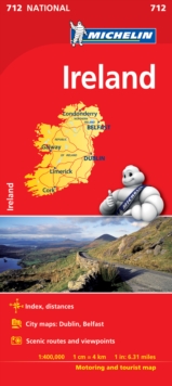 Ireland National Map 712, Sheet map, folded Book Ireland National Map 712, Sheet map, folded Book